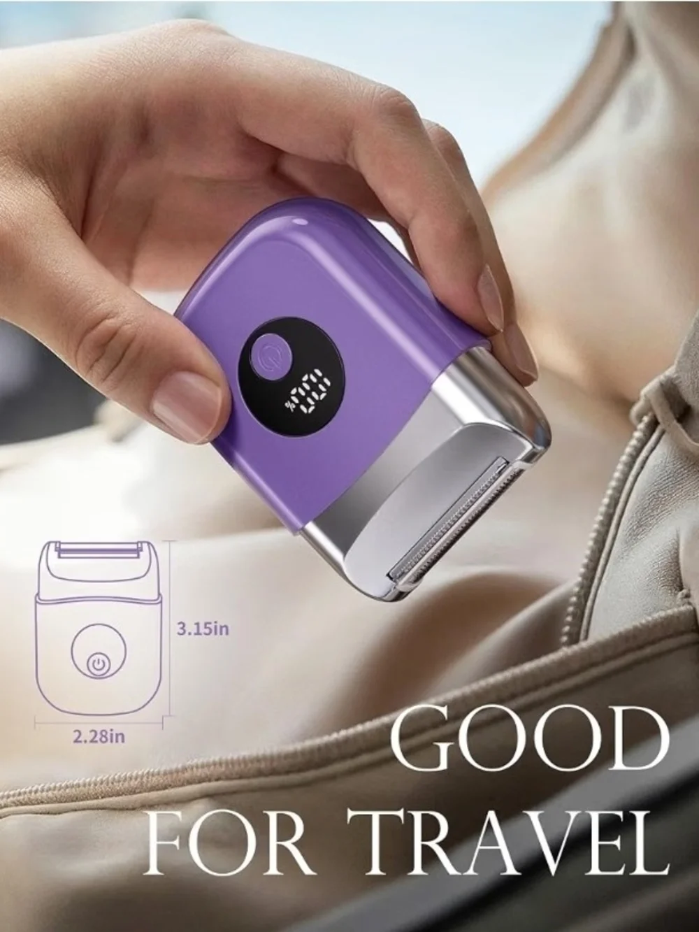 Purple Electric Shaver for Women Grooming - Brand: